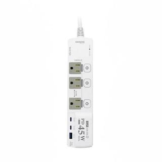 免運 現貨 AIWA 愛華 45w 快充 延長線 ACE-3345U USB TYPEC 氮化鎵 插座 防雷擊 充電器