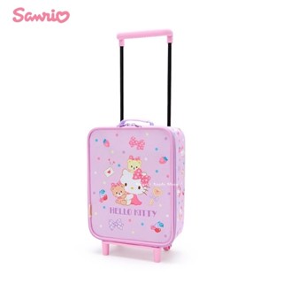 三麗鷗【 SAS 日本限定 】凱蒂貓 KITTY & 泰迪熊 滿版點點 小型行李箱
