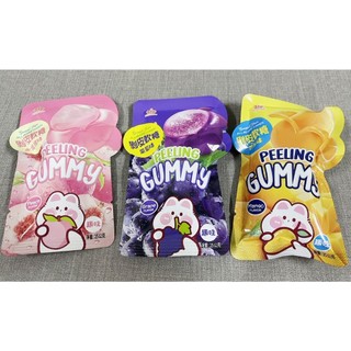 RIH RIH WANG 剝皮軟糖-芒果味/葡萄味/水蜜桃味 25g/包