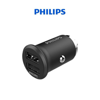 【PHILIPS飛利浦】 車用快充 隱藏式設計 LED光燈 車充 車用充電器 迷你車充車用閃充快速車充DLP3520N