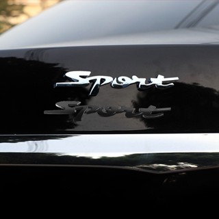 sport車標 金屬車貼 立體車貼 3D車貼 汽車貼紙 車用貼紙 機車貼紙 車貼 車身裝飾【CW0298】上大HOUSE