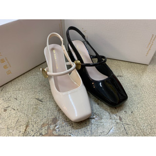 女鞋 粗跟鞋 跟鞋 涼鞋 半包涼鞋 方頭涼鞋 漆皮涼鞋