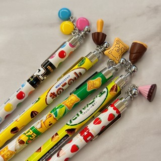 ✨日本正版現貨✨ Funbox聯名文具 超難買‼️經典零食自動筆彩虹巧克力豆 草莓巧克力 竹筍巧克力 蘑菇巧克力 小熊餅