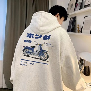 【NOSD】日式潮牌連帽外套 開衫外套 日系外套 oversize 外套 外套男 灰色外套 黑色外套 韓版外套 冬季外套