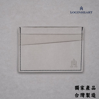 LOGINHEART｜全防護遮蔽感應卡夾 木質冷灰 名片夾 可客製 5卡層皆受遮蔽 防盜刷 防消磁 臺灣製造獨家精品