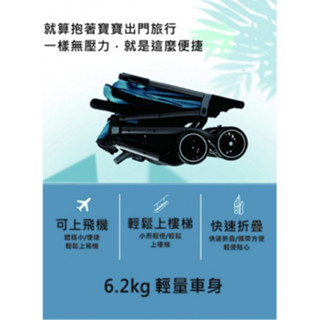 欣康SYNCON 登機手推車 IMODEL 愛魔豆 拉桿 膠囊 登機車-紅/藍 (HS-304) 嬰兒車