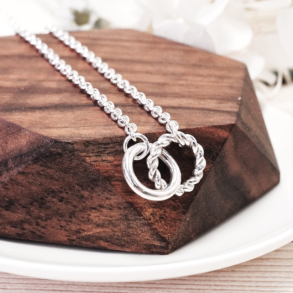 ART64 純銀 捲捲麻花 925純銀項鍊 寬版 男生項鍊