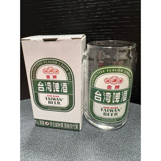 Asahi x PAC-MAN玻璃杯-小精靈款臺灣啤酒金牌啤酒
