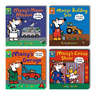 小鼠波波 硬頁書 maisy push pull slide book set (4冊合售)