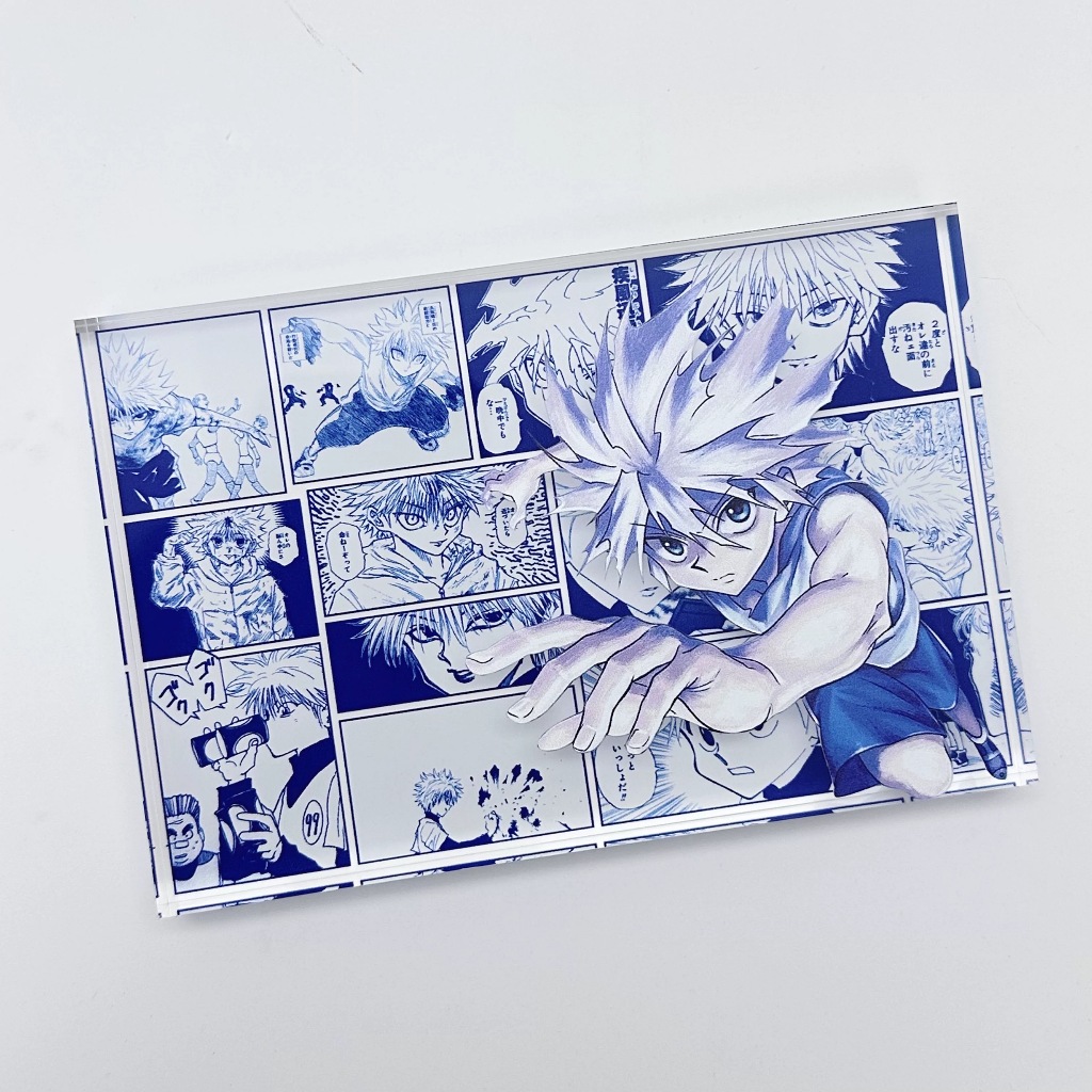 ⚡️J⚡️【現貨】獵人 壓克力磚 奇犽 小傑 西索 酷拉皮卡 團長 庫洛洛 伊耳謎 飛坦 阿路加 拿尼加 生日磚