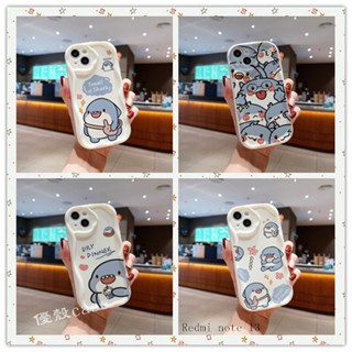 小米防摔殼Redm卡通奶油矽膠手機殼適用紅米 Note 14 13 13T 10C 12 Pro 11 5G Lite