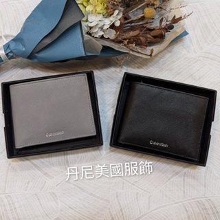 CALVIN KLEIN CK 燙銀Logo 盒裝 卡夾款 短夾 皮夾 防刮面 全新正品 現貨秒發