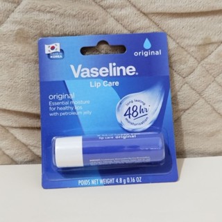 Vaseline凡士林經典原味護唇膏4.8g全新長效期韓國製 維他命e 48小時長效滋潤唇部肌膚lip balm