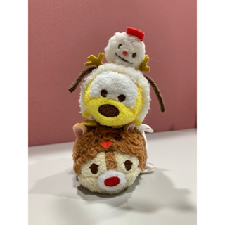 【二手_9成新】正版/Disney Tsum Tsum疊疊樂/ 聖誕奇奇 聖誕布魯託