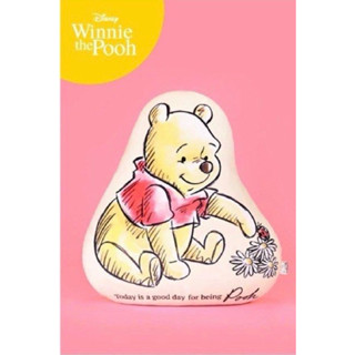 Winnie The Pooh 12英吋正版小熊維尼 百畝森林款抱枕 小熊維尼百畝森林人型枕 小熊維尼靠枕 小熊維尼抱枕