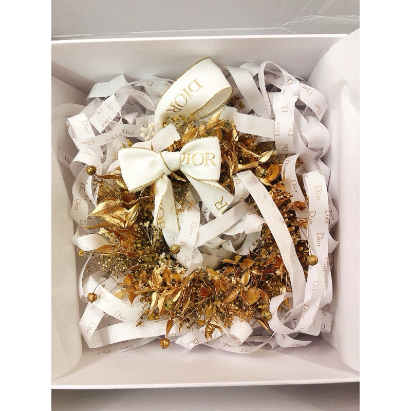 🏵️現貨🏵️ Dior 迪奧 聖誕🎄精美花環禮盒裝 台灣官網購入 全新 2024金燦凡爾賽 聖誕花圈
