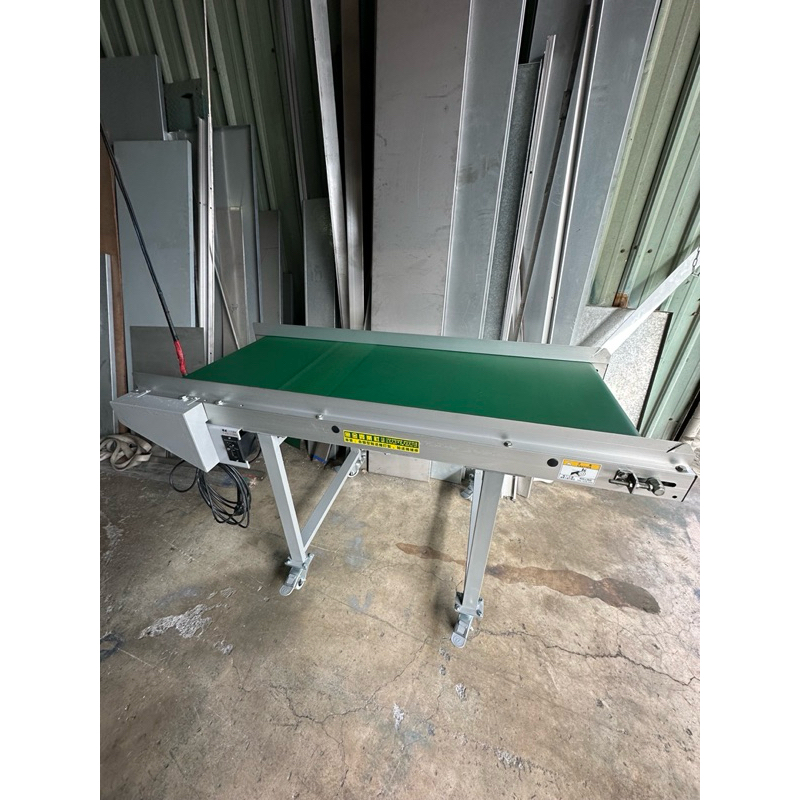 二手近全新平面輸送機「台南實體工廠」億金實業社客製化機械輸送帶pvc