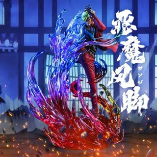 【限時折扣】海賊王 惡魔風腳 鬼島覺醒 山治 公仔 盒裝 雕像 手辦 GK 景品 動漫 周邊 模型 桌面 機箱 擺件