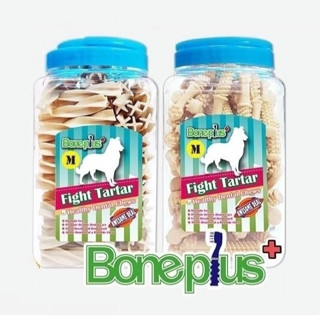 【加贈零食】BonePlus起司螺旋動能雙刷頭/起司螺旋動能六星潔牙骨-S/M/L 家庭號Bone Plus