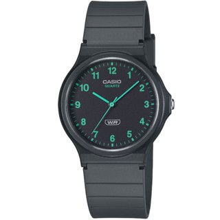 【CASIO】卡西歐 卡西歐中型指標石英錶-灰黑 MQ-24B-8B 臺灣卡西歐保固一年