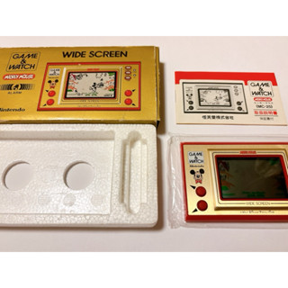 任天堂 GAME AND & WATCH Mickey Mouse1981 Wide Screen 與盒子 遊戲機