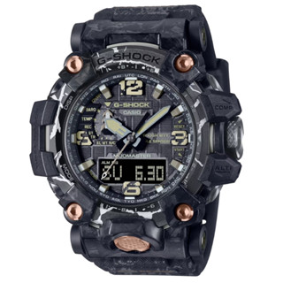 【CASIO 卡西歐】G-SHOCK MUDMASTER 太陽能 防塵泥 三重傳感器 灰黑 GWG-2000CR-1A