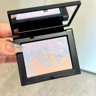 日本の代購 附購證 Nars/納斯新版星雲紫色蜜粉餅大白餅 10g 定妝控油