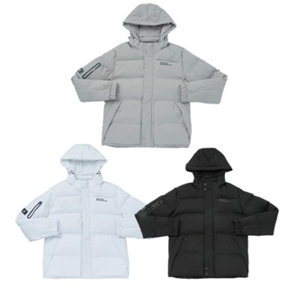 KANGOL 中性 白 灰 黑 連帽 鋪棉 外套 64551441-