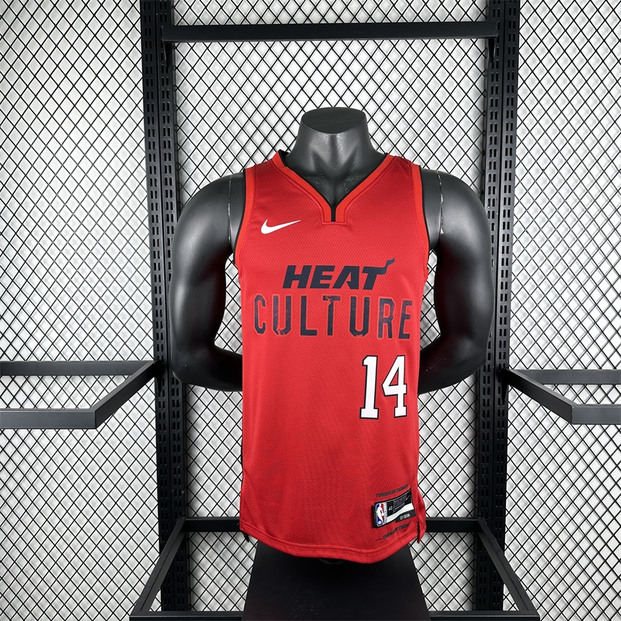 NBA 25 賽季 球衣 熱火 隊 14 號 赫洛 Tyler Herro Heat Sw 球迷版 城市版 籃球 衣 服
