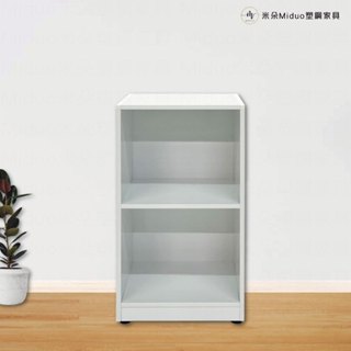 【米朵Miduo】1.3尺兩層塑鋼置物櫃 塑鋼收納櫃 防水塑鋼傢俱(寬41.5*深40*高77公分)