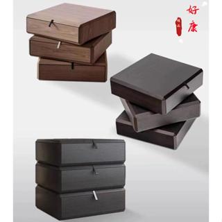 免運 三層旋轉床頭櫃 意式極簡床頭櫃 旋轉床頭櫃 三鬥櫃 床邊櫃 床邊櫃 抽屜櫃 收納櫃 實木櫃 置物櫃