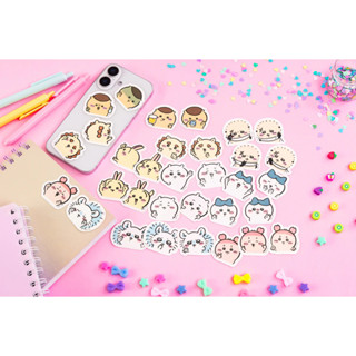 【日日好貨店】吉伊卡哇｜正版 現貨 日版 貼紙 4入組｜小可愛 小八貓 兔兔 小桃 師傅 獅薩 栗子饅頭 古本屋