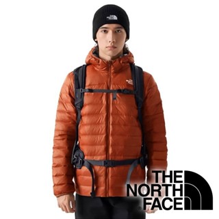【THE NORTH FACE 美國】男雙面羽絨保暖連帽外套(FP700) 『紅/灰』NF0A83OM