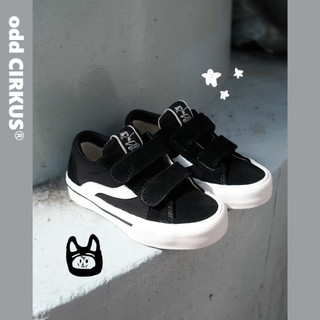 odd CIRKUS ASTLEY VELCRO KID-Black黑色 魔鬼氈童鞋 滑板鞋