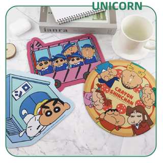 Unicorn🦄正版蠟筆小新小尺寸滑鼠墊 電腦滑鼠墊 滑鼠墊 電腦桌墊 小白 春日部