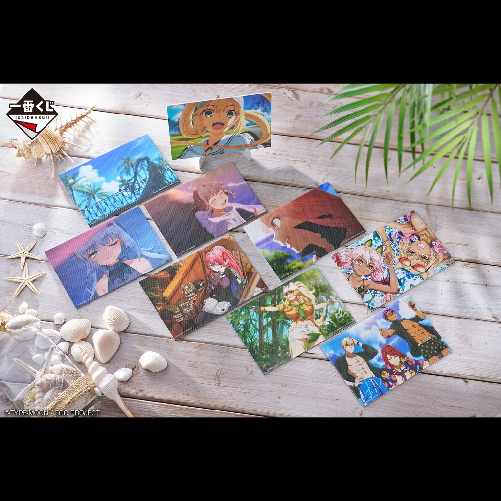 日版/日空 一番賞 Fate Grand Order I賞 畫板/畫版 水摩根/妖精高文/奧伯隆/FGO/夏日/泳裝