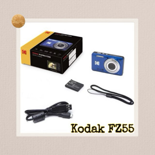 💢現貨💢柯達kodak PIXPRO FZ55 藍色 保固一年 ccd相機 數位相機 光學5倍變焦 廣角28mm