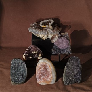 鈦金 球花 紫水晶 球狀 方解石 錳礦 粉色 綠色 黑色 糖霜 軟糖 內凹 晶鎮 晶片 消磁盤