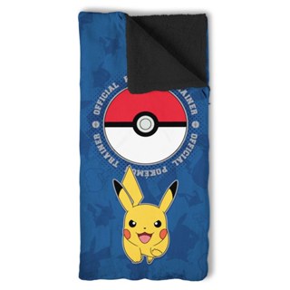 預購68x140cm ❤️正版❤️美國Pokemon 寶可夢 皮卡丘兒童 睡袋 枕頭 棉被內刷毛冬天