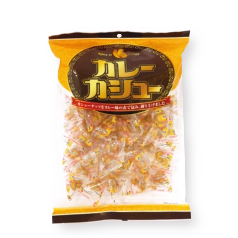 日本咖哩腰果大包裝休閒零食200g