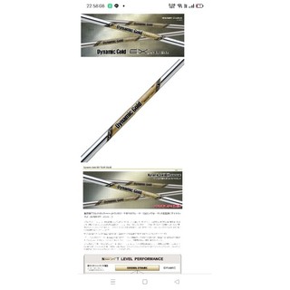 全新高爾夫球竿 Dynamic Gold EX TOUR issue IRON S200