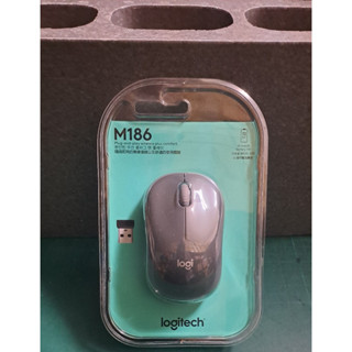 【Logitech 羅技】M186 無線滑鼠 灰色