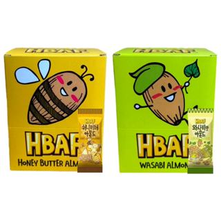 韓國 HBAF 杏仁果隨身包30g 蜂蜜奶油 l 芥末 (1盒12入)