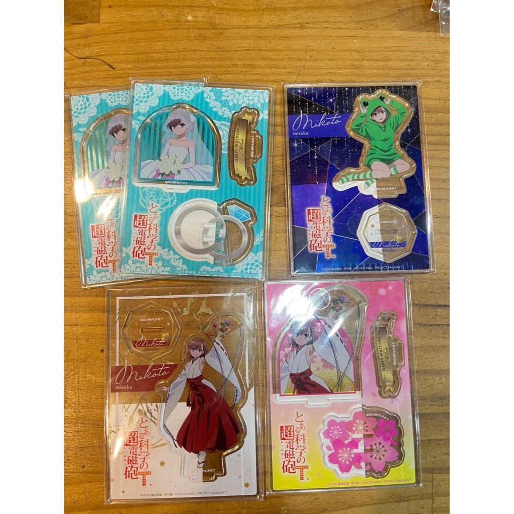 【玩具右一村】 一番賞 日本線上抽限定 科學超電磁砲T 御坂美琴 2024 生日快樂抽 立牌 徽章 海報 現貨