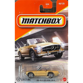 Matchbox 火柴盒 賓士 敞蓬車 1963 MERCEDES BENZ 230 SL