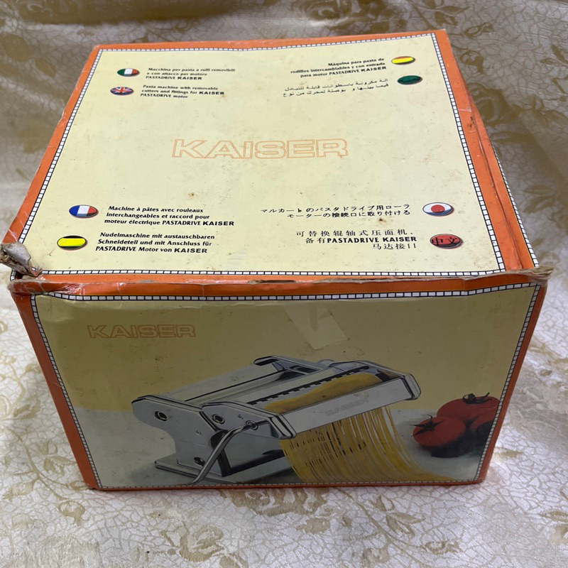 新二手威寶KAISER製麵機JSL150/壓麵皮機/切麵條機/壓餅皮機/壓水餃皮機/點心機/麵條機