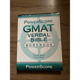 [二手］PowerScore GMAT Verbal Bible Workbook