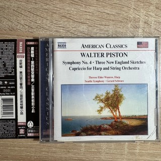 二手CD12 皮斯頓Piston 第四號交響曲 三首新英格蘭小品