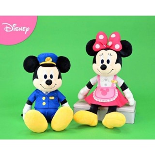 9"標準米奇米妮列車款（全2種）可愛 Mickey&Minnie 生日 兒童 耶誕 交換 過年 禮物 絨毛娃娃 玩偶抱枕