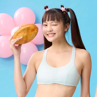 嬪婷-學生系列-Q萌牛奶 AA70-85罩杯第二階段內衣(青梅綠) BB1602C6